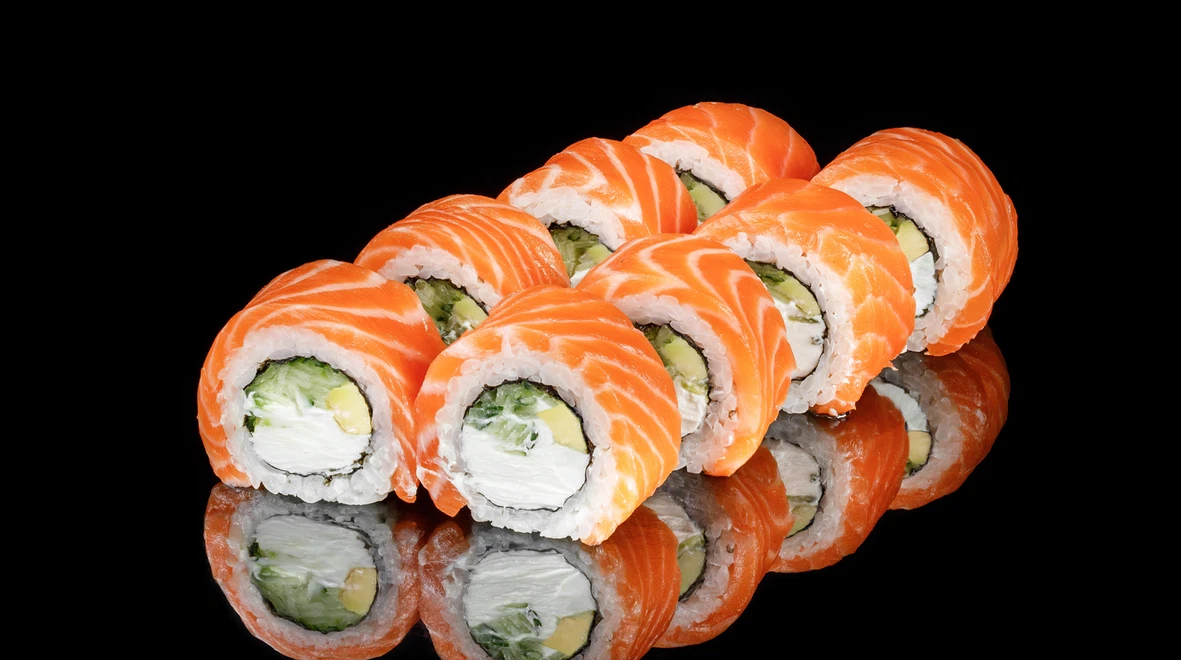 Страва Філадельфія з копченим лососем меню EatSushi в Хмельницькому Філадельфія з копченим лососем меню EatSushi в Хмельницькому