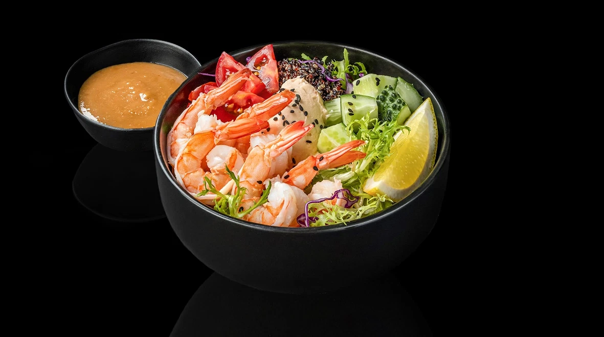 Страва Поке з креветками меню EatSushi в Броварах Поке з креветками меню EatSushi в Броварах