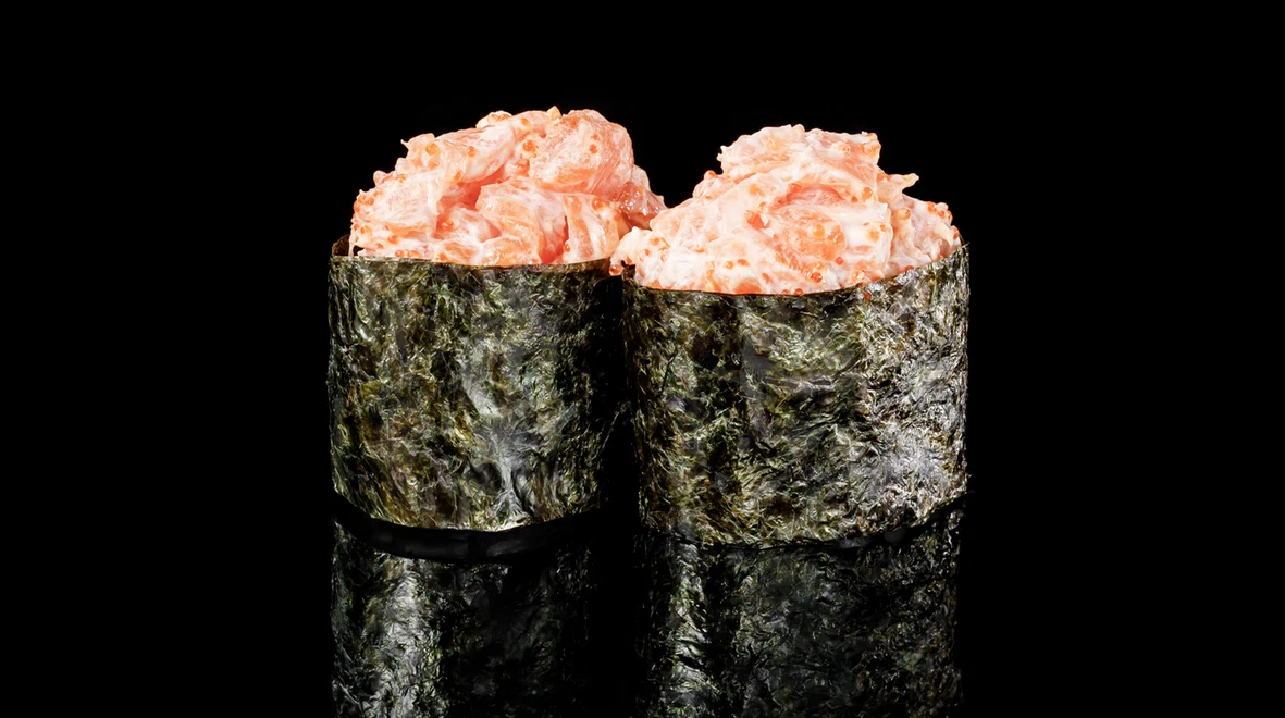 Страва Гункан з лососем меню EatSushi в Броварах Гункан з лососем меню EatSushi в Броварах