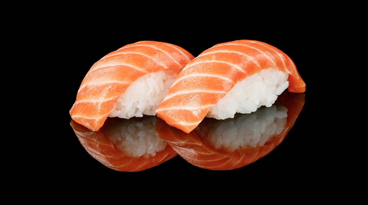 Страва Суші нігірі з лососем меню EatSushi в Миколаєві Суші нігірі з лососем меню EatSushi в Миколаєві