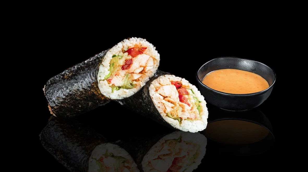 Страва Суші шаурма з куркою меню EatSushi в Черкасах Суші шаурма з куркою меню EatSushi в Черкасах