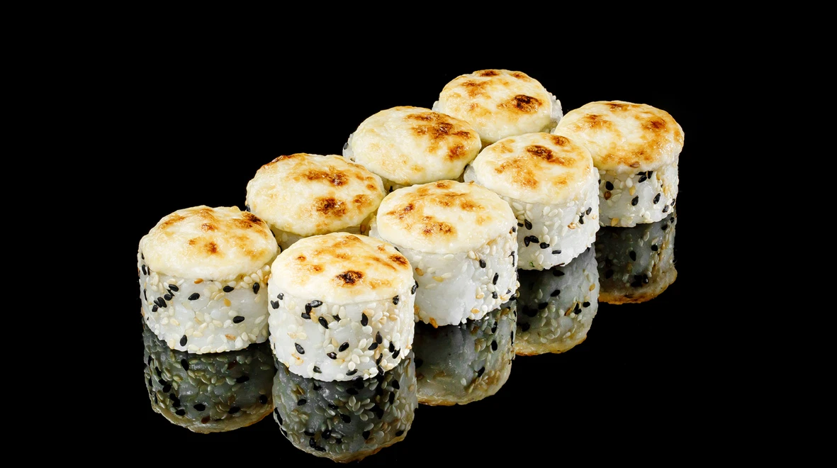 Страва Запечений рол з креветкою меню EatSushi в Черкасах Запечений рол з креветкою меню EatSushi в Черкасах
